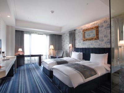 bedroom 6 - hotel grand victoria - taipei, taiwan