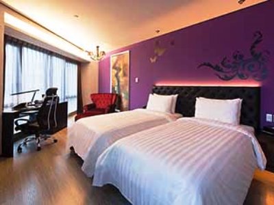 bedroom 1 - hotel fx nanjing east road - taipei, taiwan
