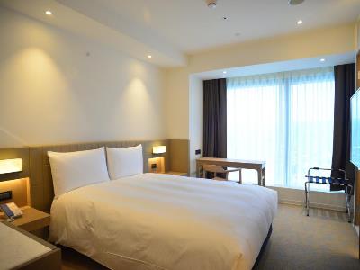 bedroom - hotel caesar metro taipei - taipei, taiwan