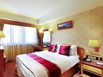 bedroom - hotel cosmos - taipei, taiwan