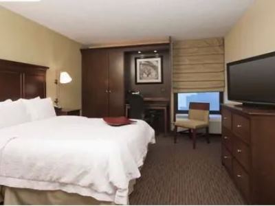 bedroom - hotel hampton inn indianapolis ne castleton - indianapolis, united states of america