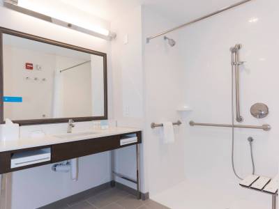 bathroom 1 - hotel hampton inn n ste indianapolis-keystone - indianapolis, united states of america