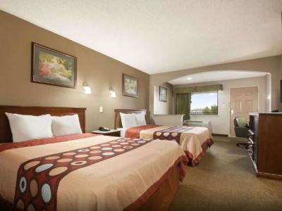 bedroom 1 - hotel super 8 by wyndham baton rouge/i-12 - baton rouge, united states of america