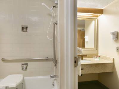 bathroom 1 - hotel ramada by wyndham raleigh - raleigh, united states of america