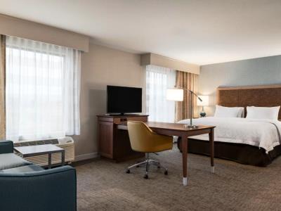 bedroom 1 - hotel hampton inn lincoln airport - lincoln, nebraska, united states of america