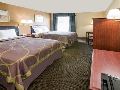 bedroom 1 - hotel super 8 by wyndham columbus - columbus, ohio, united states of america