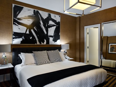 bedroom - hotel ameritania at times square - new york, united states of america