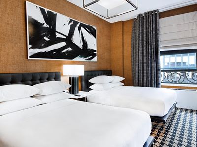 bedroom 4 - hotel ameritania at times square - new york, united states of america
