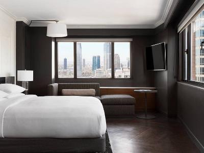 bedroom - hotel new york marriott downtown - new york, united states of america