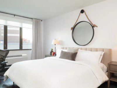 bedroom - hotel hilton garden inn tribeca - new york, united states of america