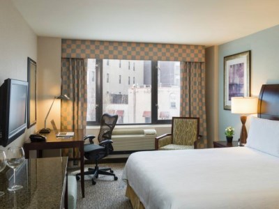 bedroom 2 - hotel hilton garden inn tribeca - new york, united states of america