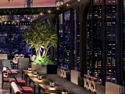 restaurant - hotel moxy nyc time square - new york, united states of america