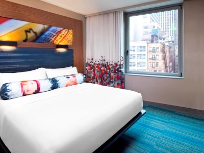 bedroom - hotel aloft manhattan downtown-financial dist - new york, united states of america