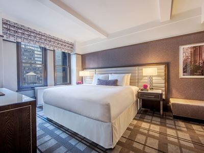 bedroom - hotel park central - new york, united states of america