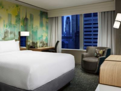 bedroom 1 - hotel courtyard downtown / magnificent mile - chicago, united states of america