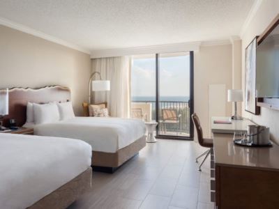bedroom 1 - hotel marriott harbor beach resort and spa - fort lauderdale, united states of america