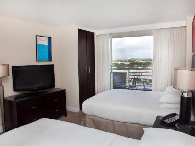 bedroom 1 - hotel gallery one - a doubletree suites - fort lauderdale, united states of america