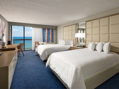 bedroom 6 - hotel bahia mar beach - a doubletree by hilton - fort lauderdale, united states of america