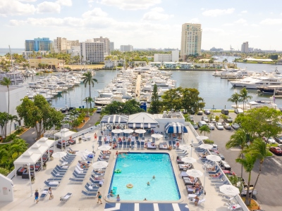 outdoor pool - hotel bahia mar beach - a doubletree by hilton - fort lauderdale, united states of america