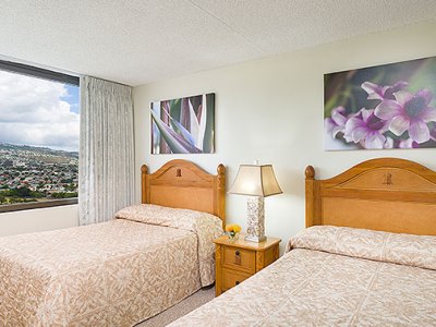 bedroom 1 - hotel aston at the waikiki banyan - honolulu, united states of america