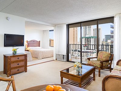 bedroom 6 - hotel aston at the waikiki banyan - honolulu, united states of america