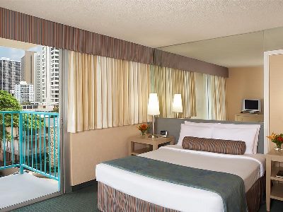 bedroom 1 - hotel aqua aloha surf waikiki - honolulu, united states of america