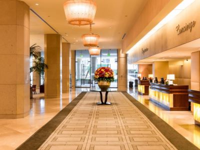 lobby - hotel beverly hilton - los angeles, united states of america