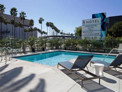 outdoor pool - hotel homewood suites by hilton intl airport - los angeles, united states of america
