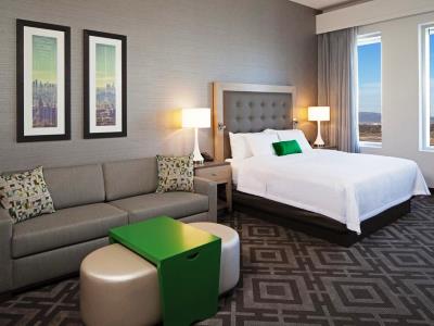 bedroom - hotel homewood suites by hilton intl airport - los angeles, united states of america