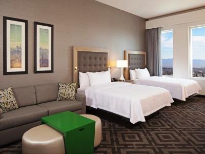 bedroom 3 - hotel homewood suites by hilton intl airport - los angeles, united states of america