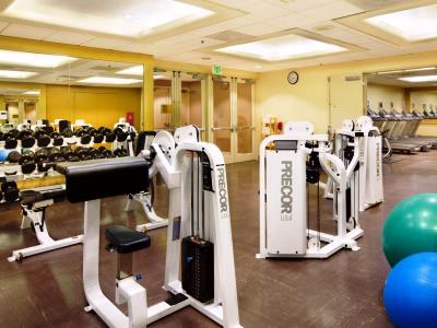 gym - hotel hilton los angeles airport - los angeles, united states of america