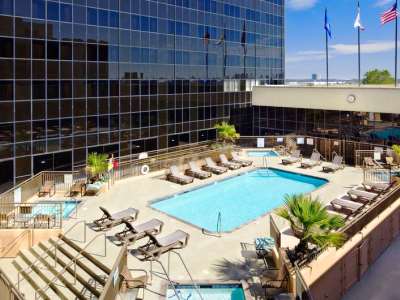 outdoor pool - hotel hilton los angeles airport - los angeles, united states of america