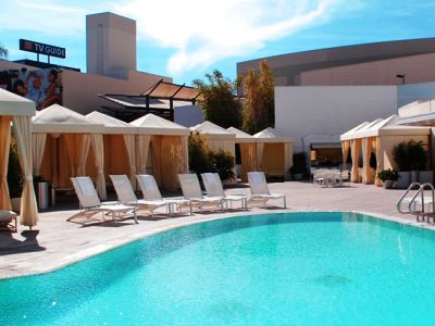 outdoor pool - hotel loews hollywood - los angeles, united states of america