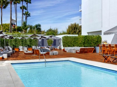 outdoor pool - hotel cameo beverly hills - los angeles, united states of america