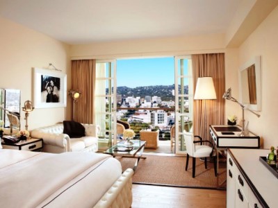 bedroom - hotel cameo beverly hills - los angeles, united states of america