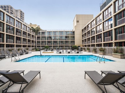 outdoor pool - hotel hilton union square - san francisco, united states of america