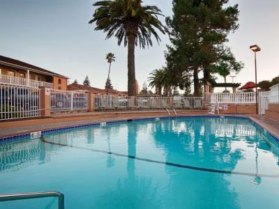 outdoor pool - hotel sfo el rancho inn, surestay collection - san francisco, united states of america