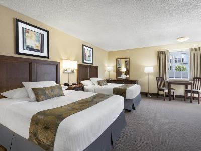 bedroom 1 - hotel travelodge by wyndham san francisco bay - san francisco, united states of america