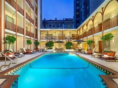 outdoor pool - hotel handlery union square - san francisco, united states of america