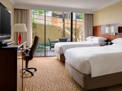 bedroom - hotel atlanta marriott buckhead - atlanta, georgia, united states of america