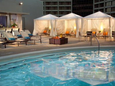 outdoor pool - hotel atlanta marriott marquis - atlanta, georgia, united states of america