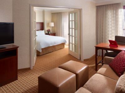 bedroom - hotel atlanta marriott suites midtown - atlanta, georgia, united states of america