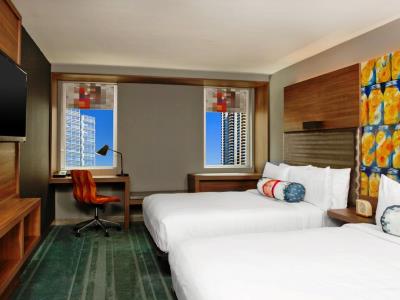 bedroom 1 - hotel aloft atlanta downtown - atlanta, georgia, united states of america