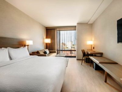 bedroom 1 - hotel ac hotel atlanta midtown - atlanta, georgia, united states of america