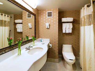 bathroom 1 - hotel hampton inn and suites crosstown center - boston, united states of america