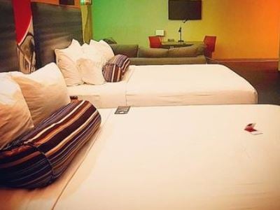 bedroom 1 - hotel aloft dallas downtown - dallas, texas, united states of america