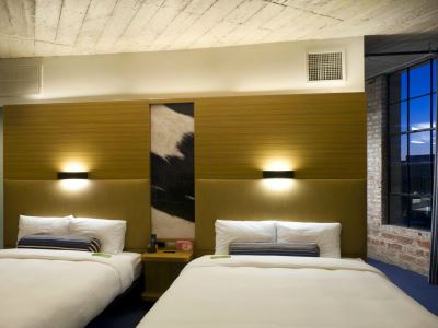 bedroom 2 - hotel aloft dallas downtown - dallas, texas, united states of america