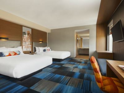 bedroom 1 - hotel aloft dallas love field - dallas, texas, united states of america