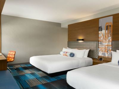 bedroom 2 - hotel aloft dallas love field - dallas, texas, united states of america