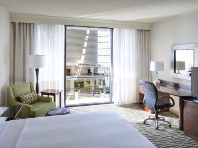 bedroom - hotel dallas marriott city center - dallas, texas, united states of america